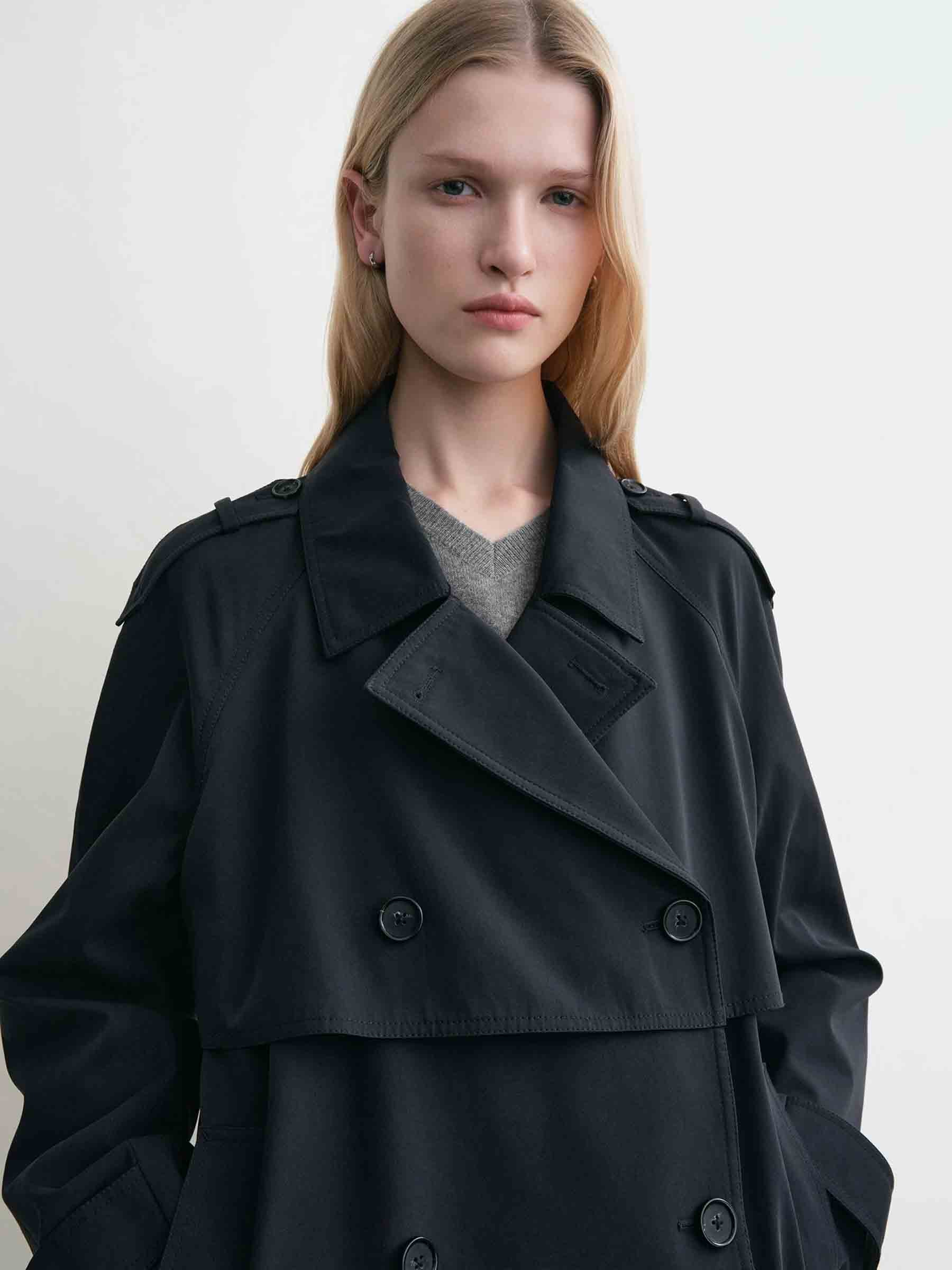 Gabardina Corta Algodón - Imagen 5