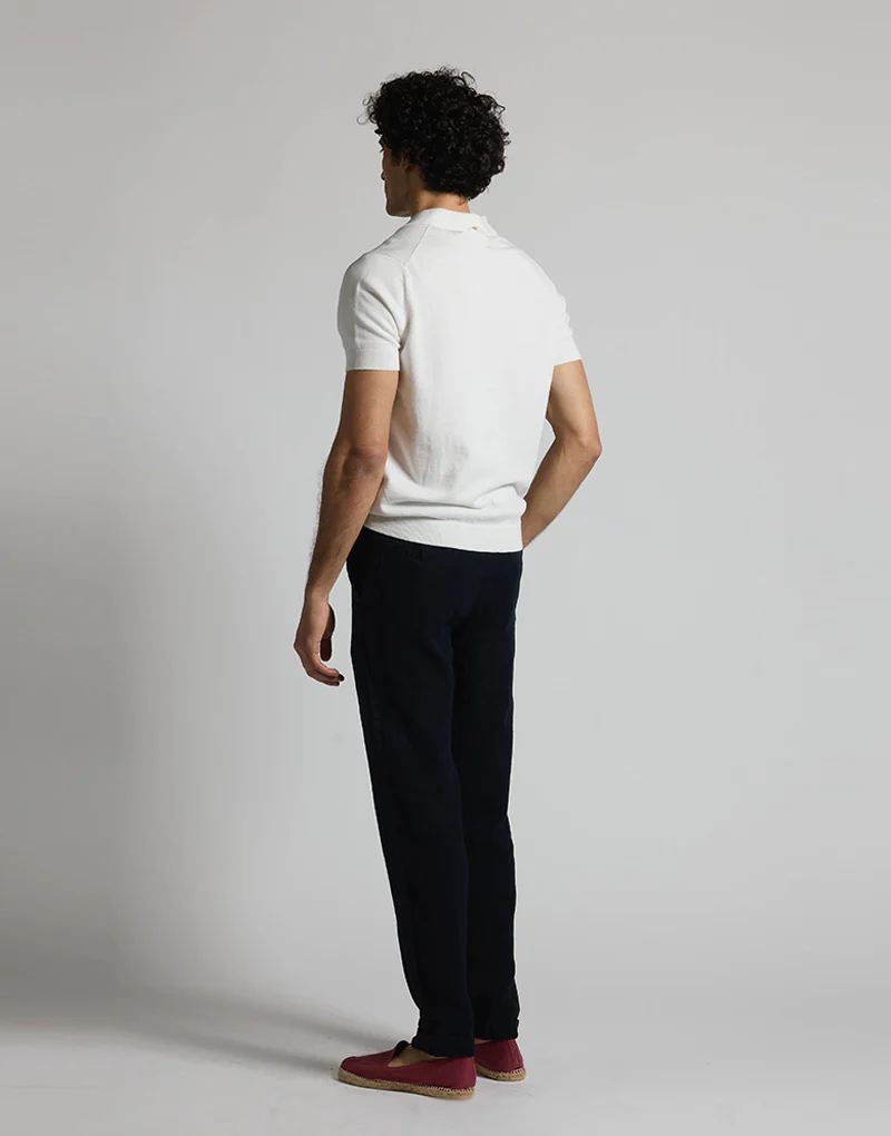 Polo punto manga corta blanco - Imagen 7