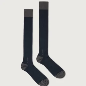 The Sock Azul Marino Long