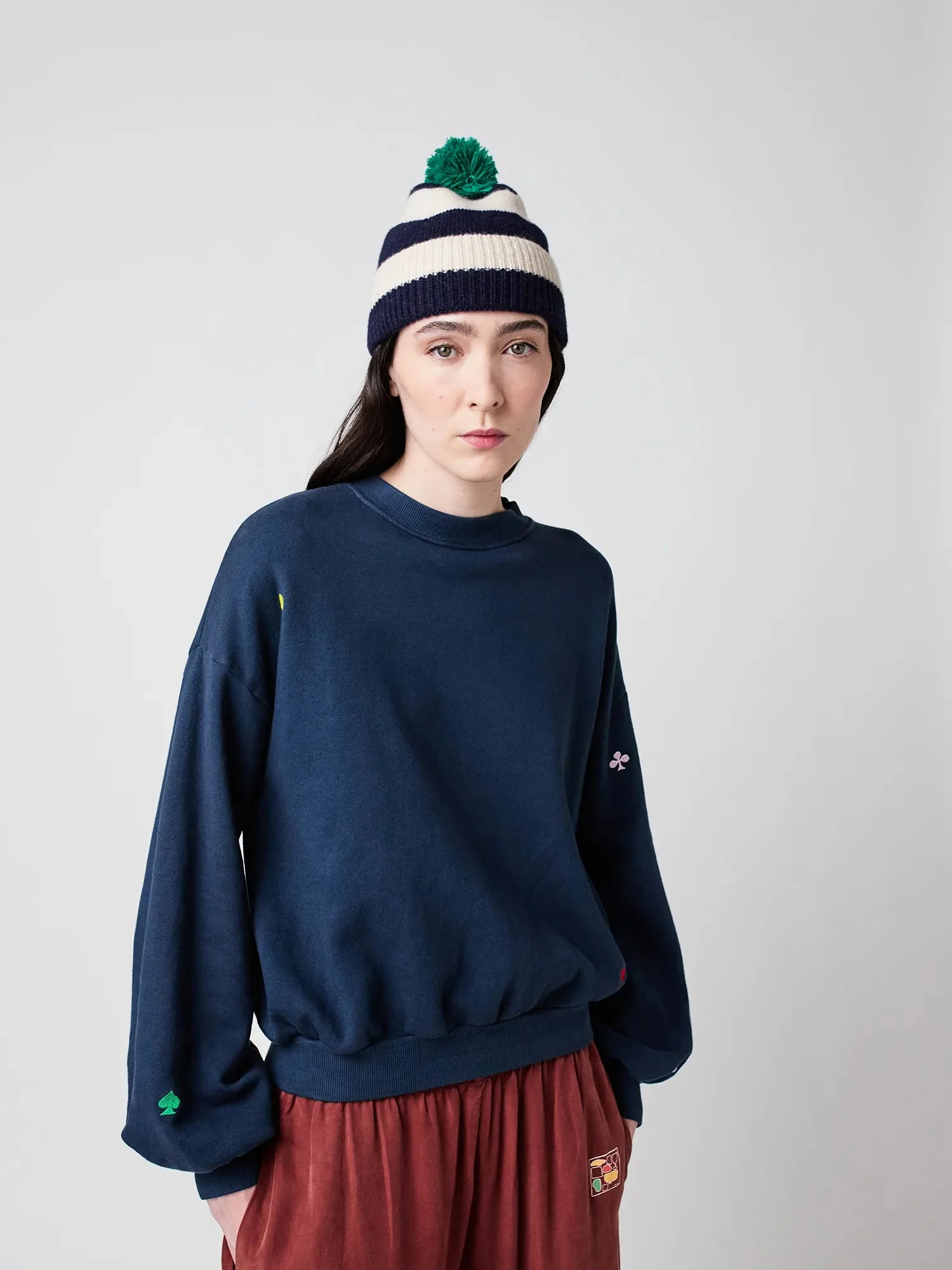 Sudadera Navy relaxed - Imagen 6