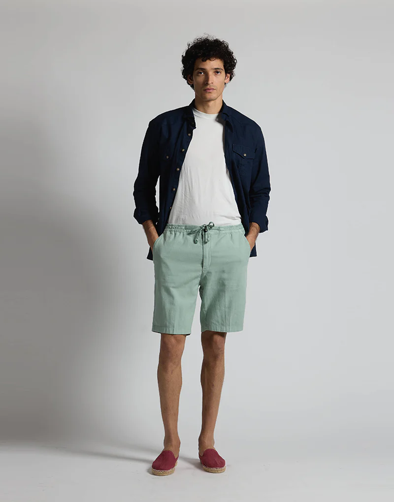 Bermudas cordón verde