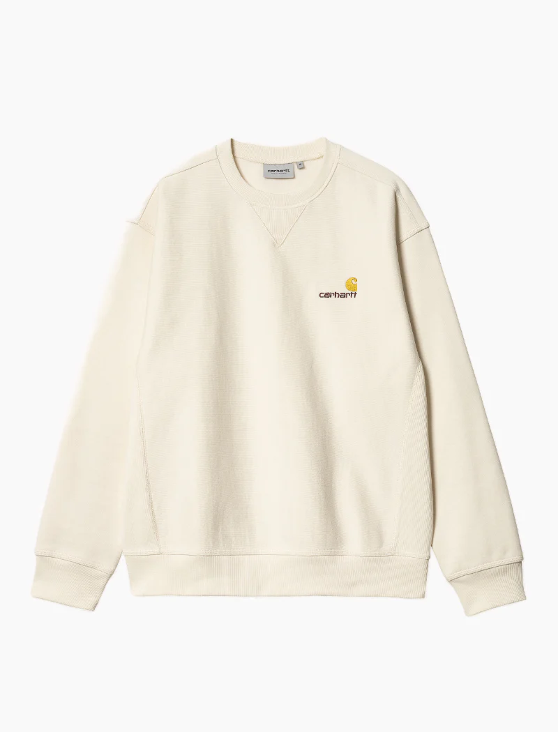 Sudadera American Script - natural