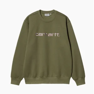 SUDADERA CARHARTT- DUNDEE / GLASSY PINK