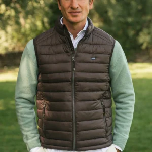 The Chaleco Acolchado Marron