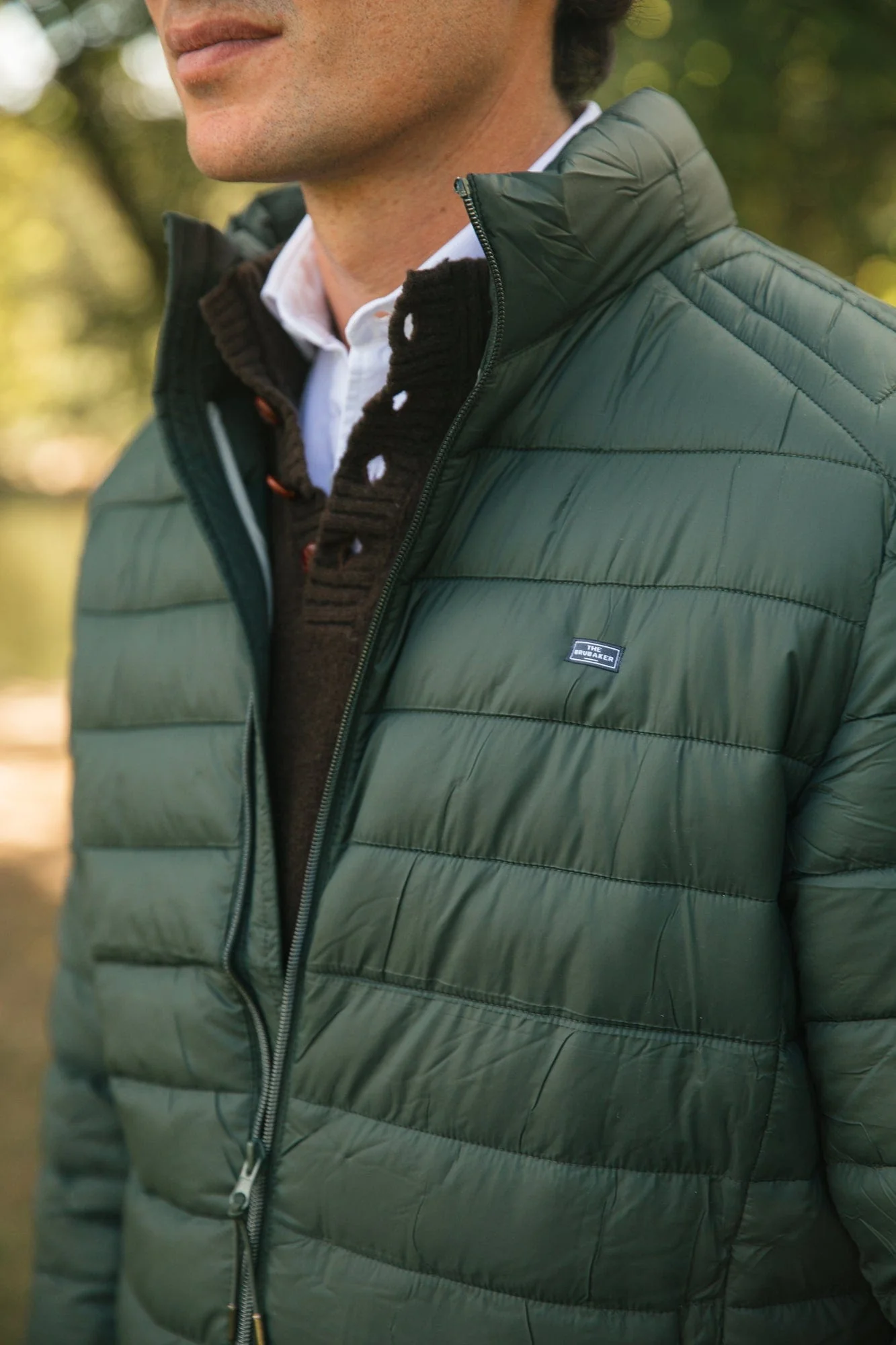 The Chaqueta Acolchada Verde Botella - Imagen 3