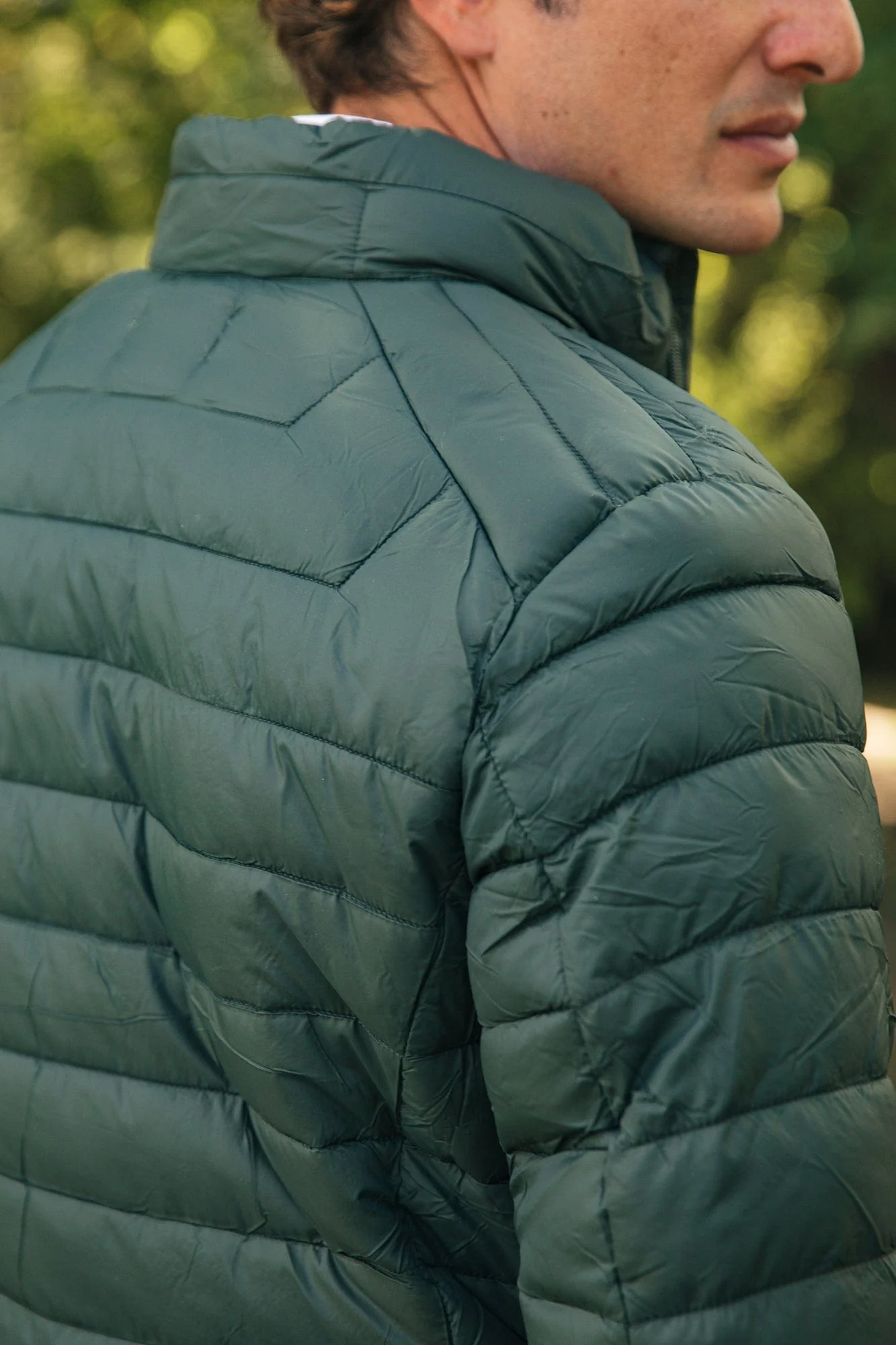 The Chaqueta Acolchada Verde Botella - Imagen 4