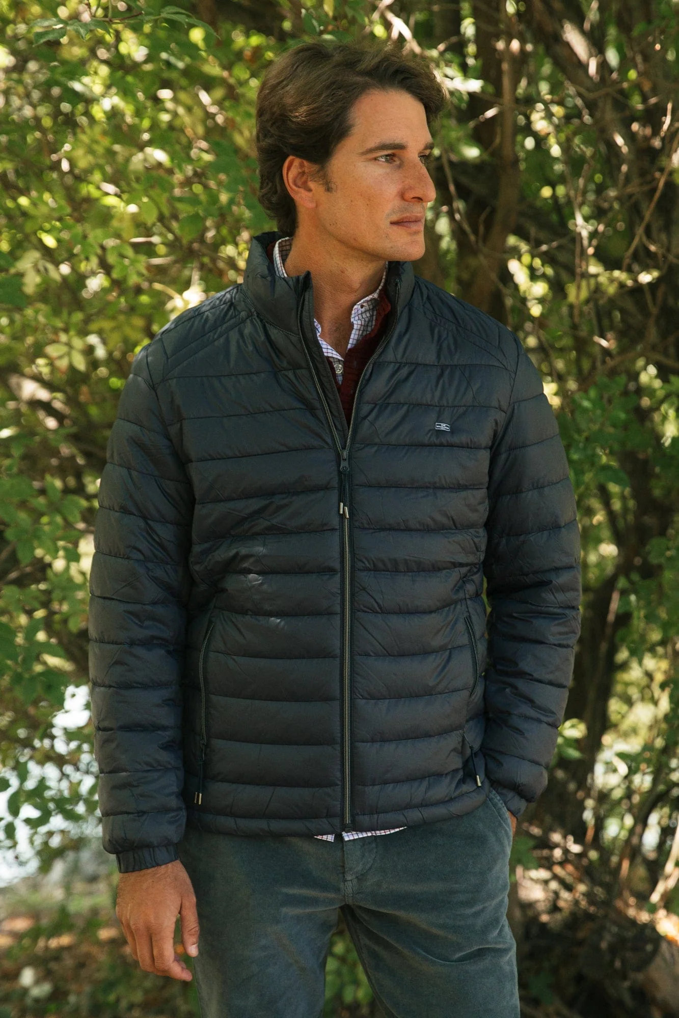 The Chaqueta Acolchada Marino