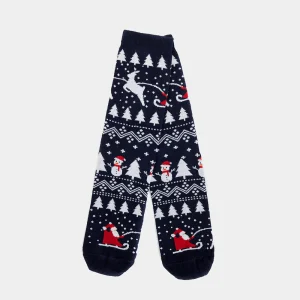 Calcetines Navideñas Unisex Árboles, Muñecos y Papá Noel