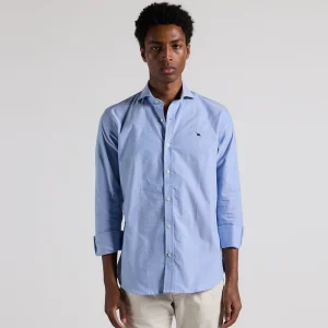 Camisa italia oxford azul royal