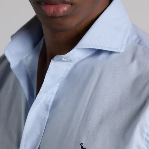 Camisa mil rayas azul celeste