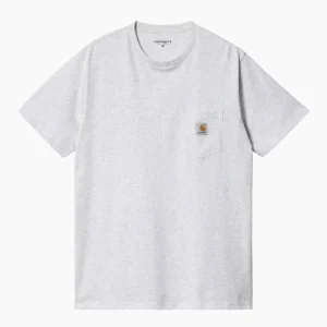 Camiseta S/S Pocket - ash heather