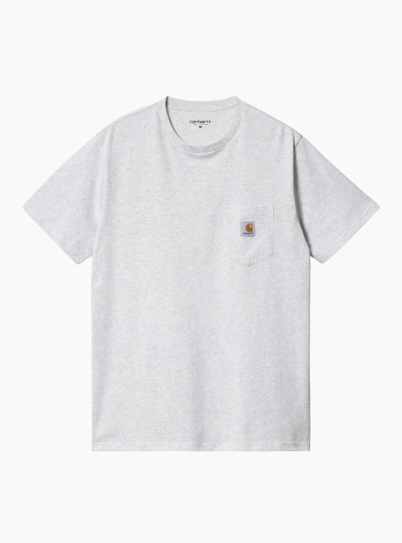 Camiseta S/S Pocket - ash heather