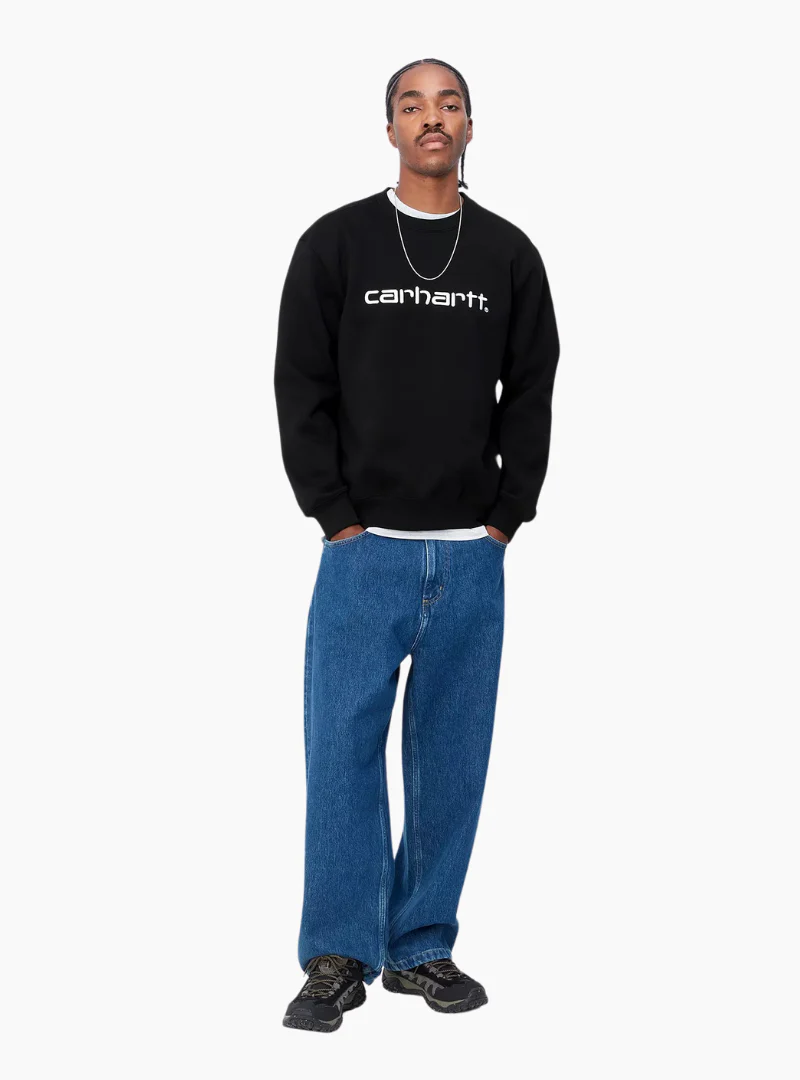 Sudadera Carhartt - black / white - Imagen 3
