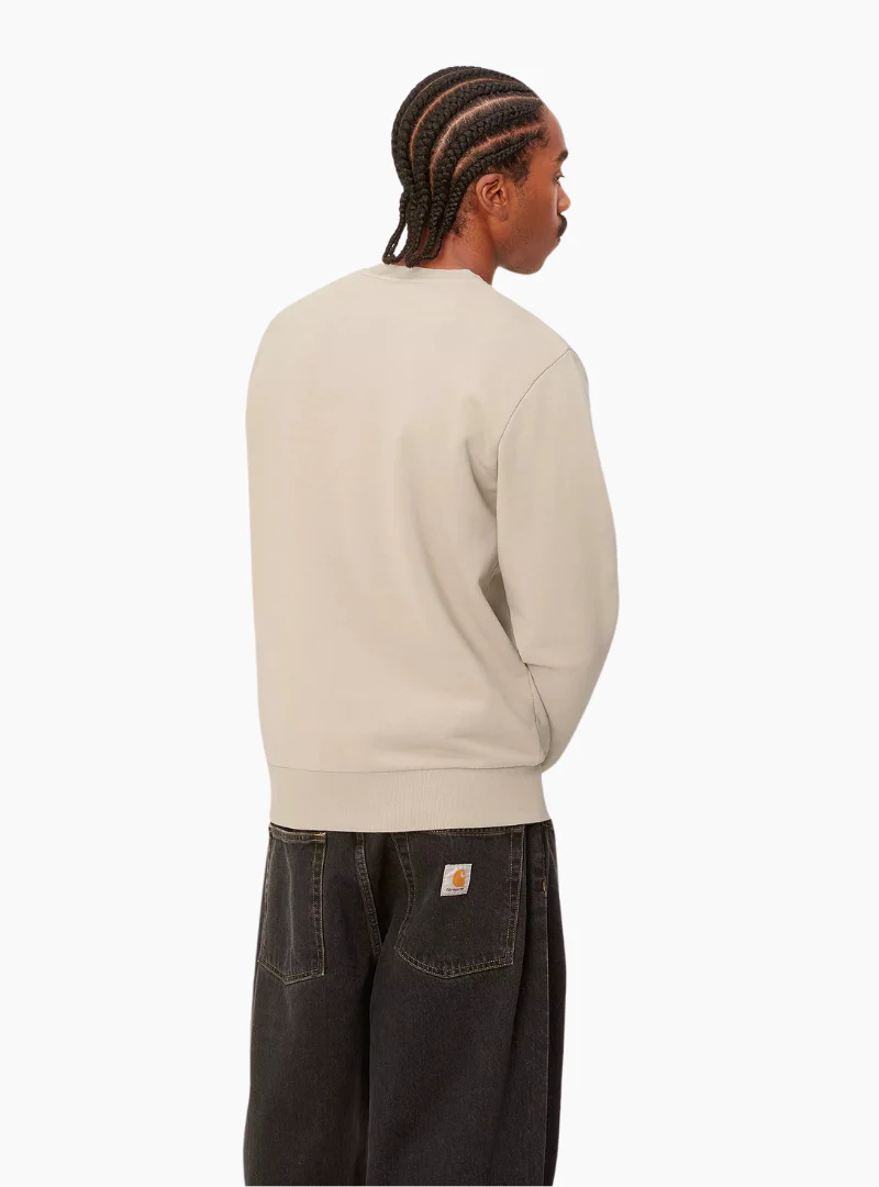 Sudadera Script Embroidery - wall / black - Imagen 4