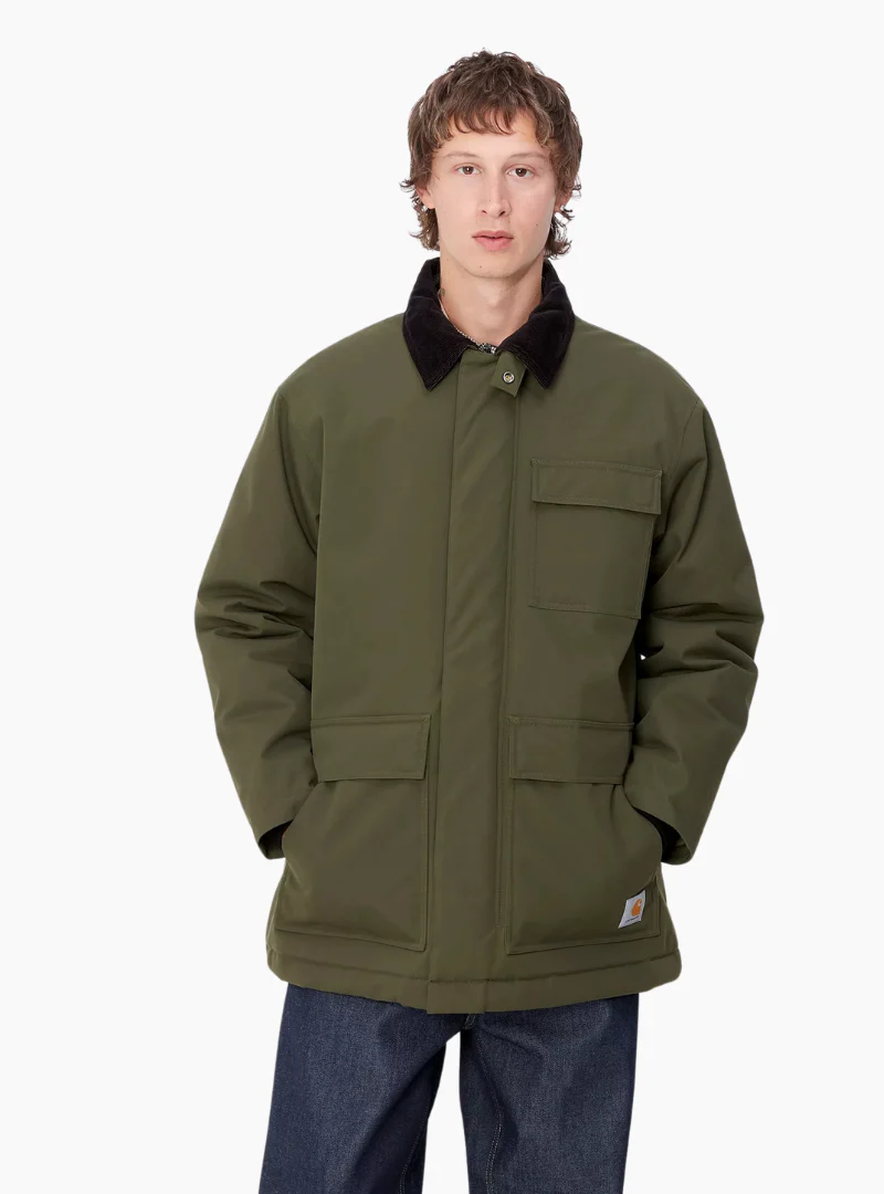 Abrigo Clarton - office green / black - Imagen 4