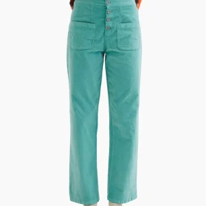 Pantalón Flow Terciopelo - agua