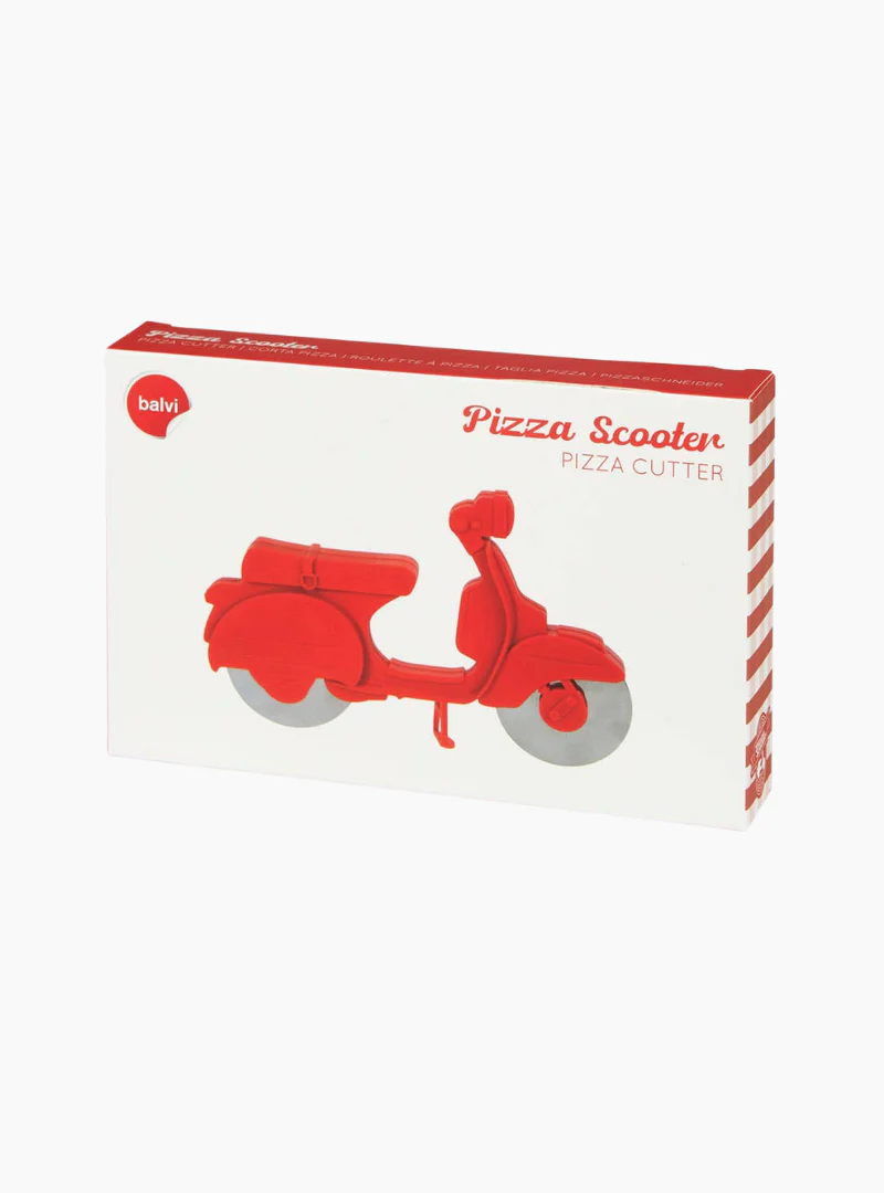 Cortapizza Scooter roja - Imagen 3