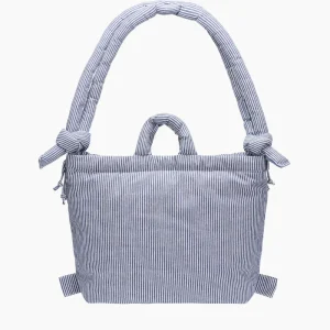 Ona soft bag - Cotton Navy stripe (limited)