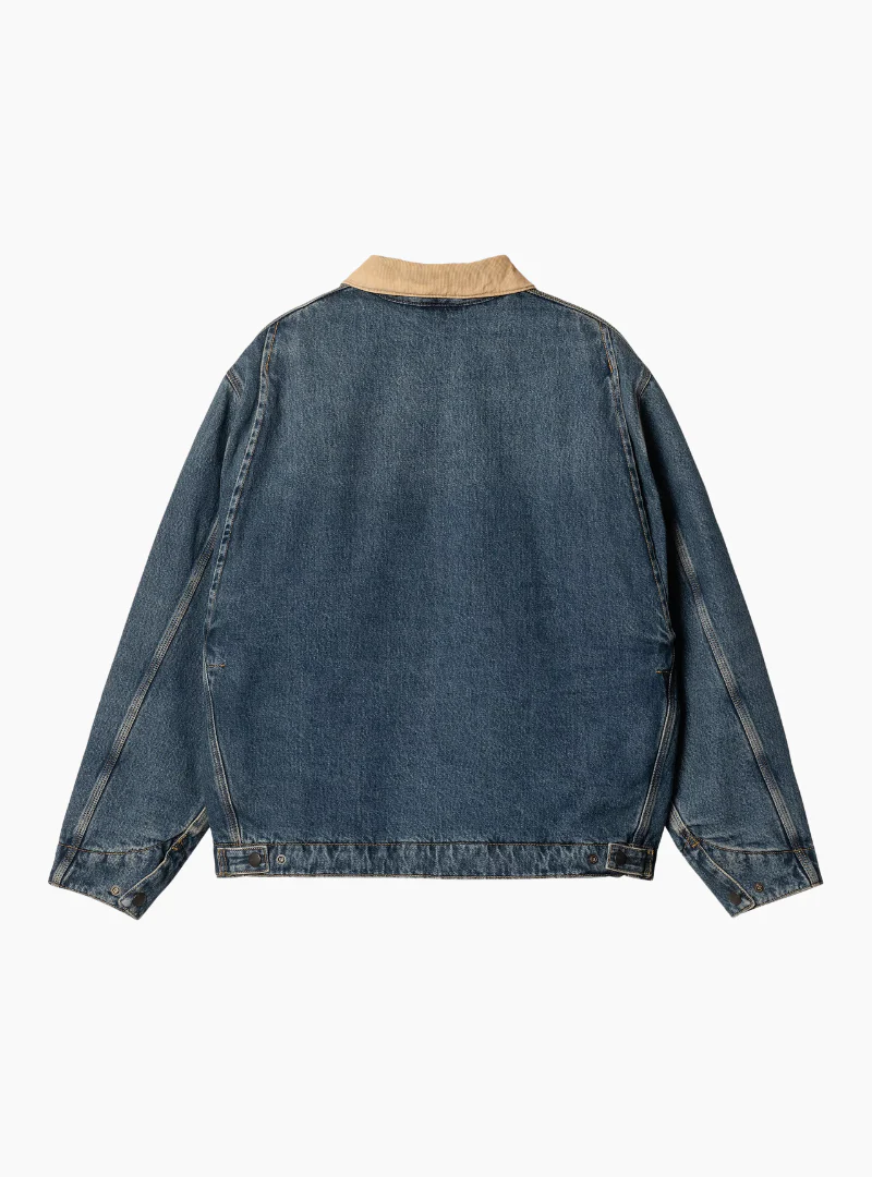 Cazadora OG Detroit - blue / dusty h. brown (worn used wash) - Imagen 5