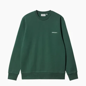 Sudadera Script Embroidery - treehouse / white