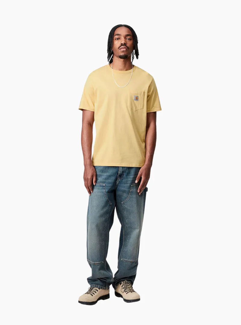 Camiseta S/S Pocket - air yellow - Imagen 3