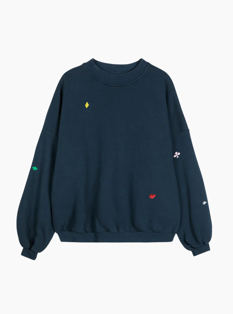 Sudadera Navy relaxed - Imagen 7