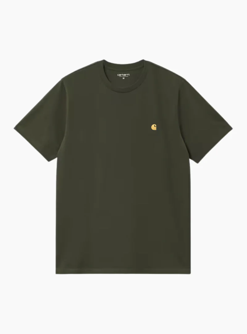 Camiseta S/S Chase - olive / gold - Imagen 4