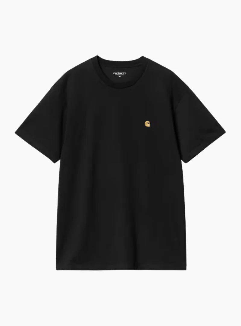 Camiseta S/S Chase - black / gold - Imagen 4