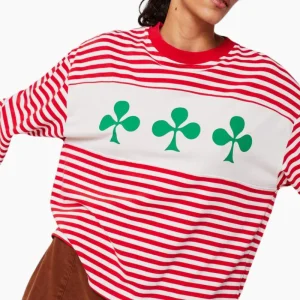 Camiseta Shamrock knitted striped