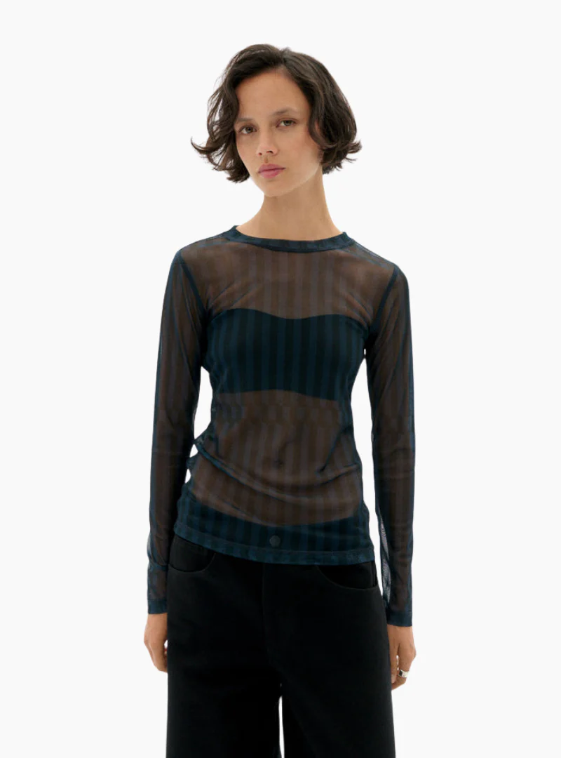 Top azul Esqué Tere