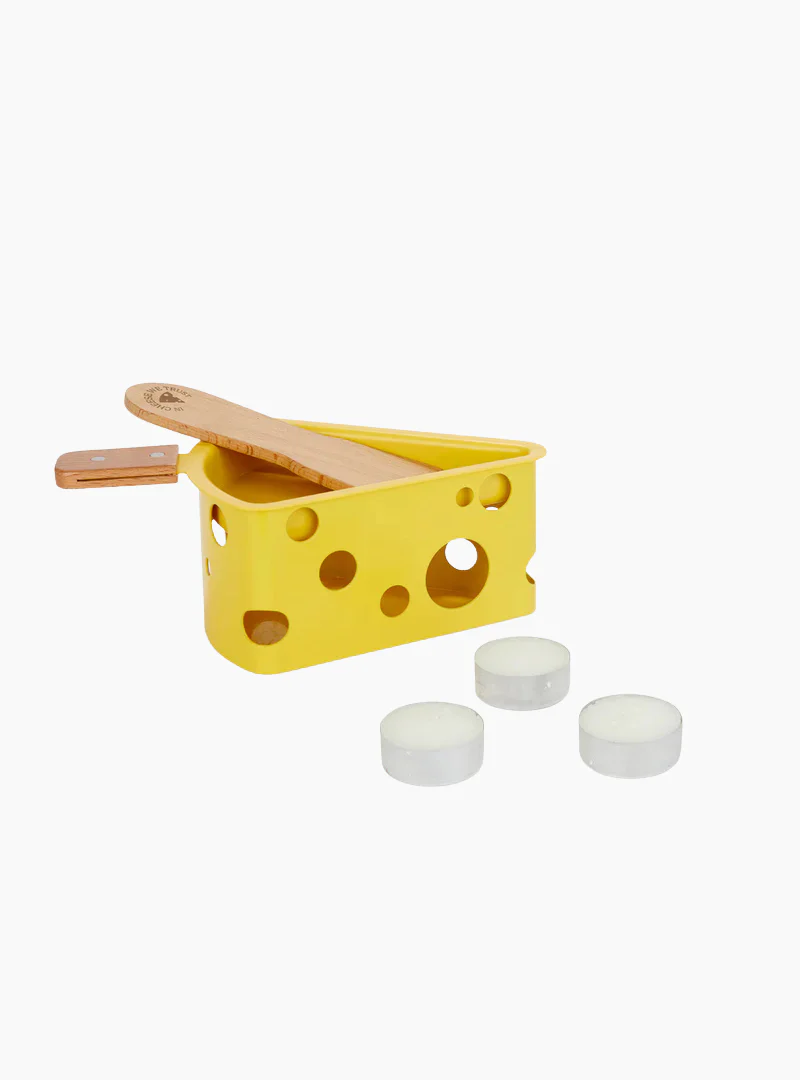 Raclette Fromagette amarillo metal/madera - Imagen 4