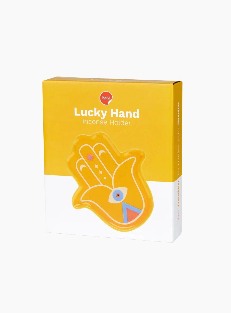 Porta incienso Lucky Hand amarillo - Imagen 4