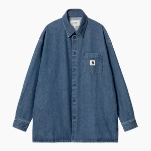 Chaqueta W' Glennon Shirt - blue (stone washed)