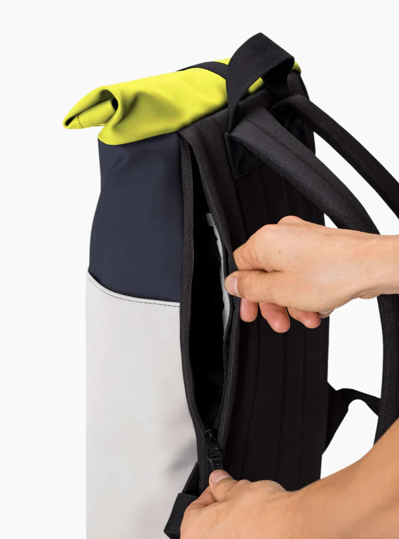 Mochila Hajo Mini Lotus - dark Navy - Light Grey - Imagen 5