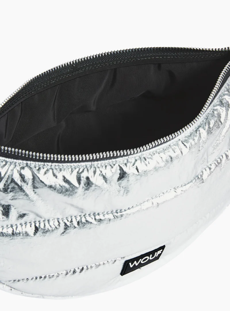 Bolso bandolera Silver Glossy - Imagen 4