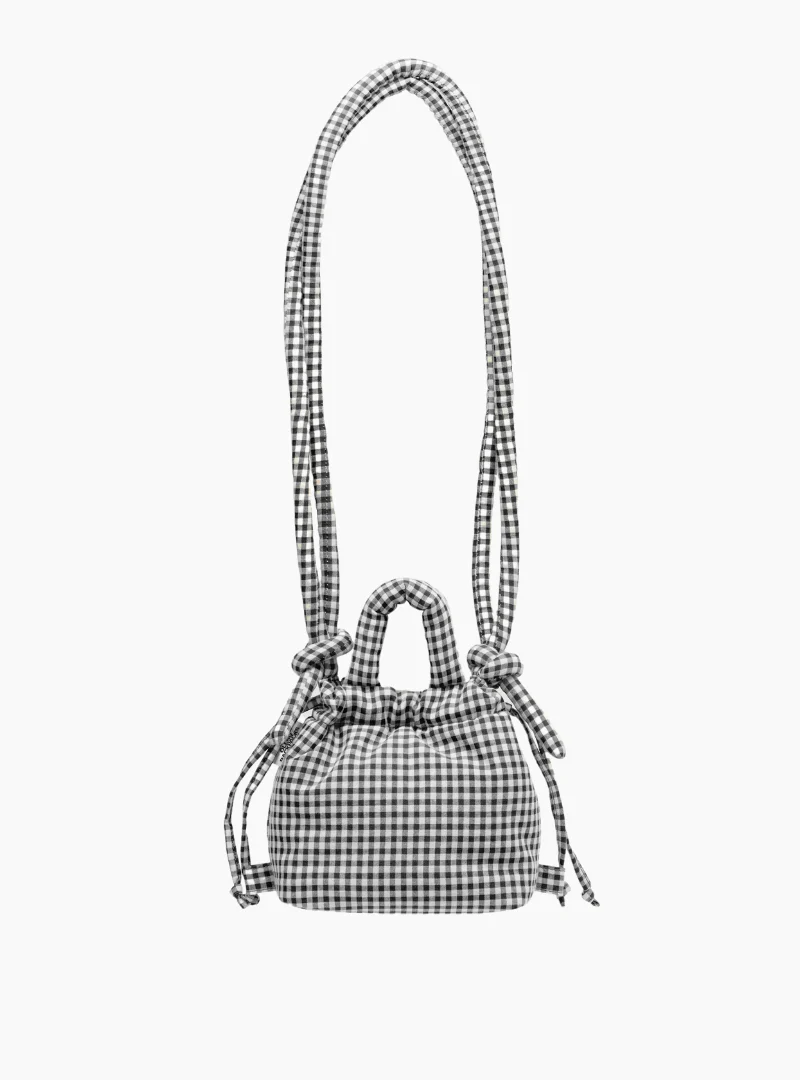 Micro Ona soft bag - vichy black (limited)