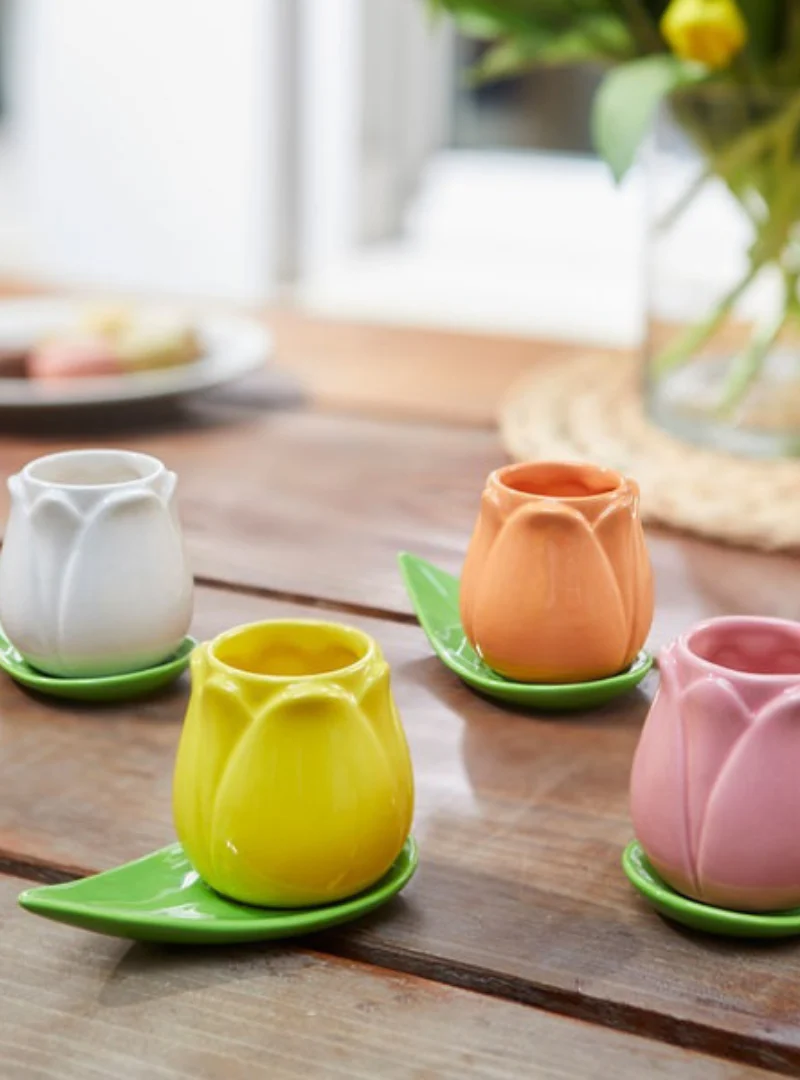Set tazas café Tulip (4 uds. - 100ml.) - Imagen 3