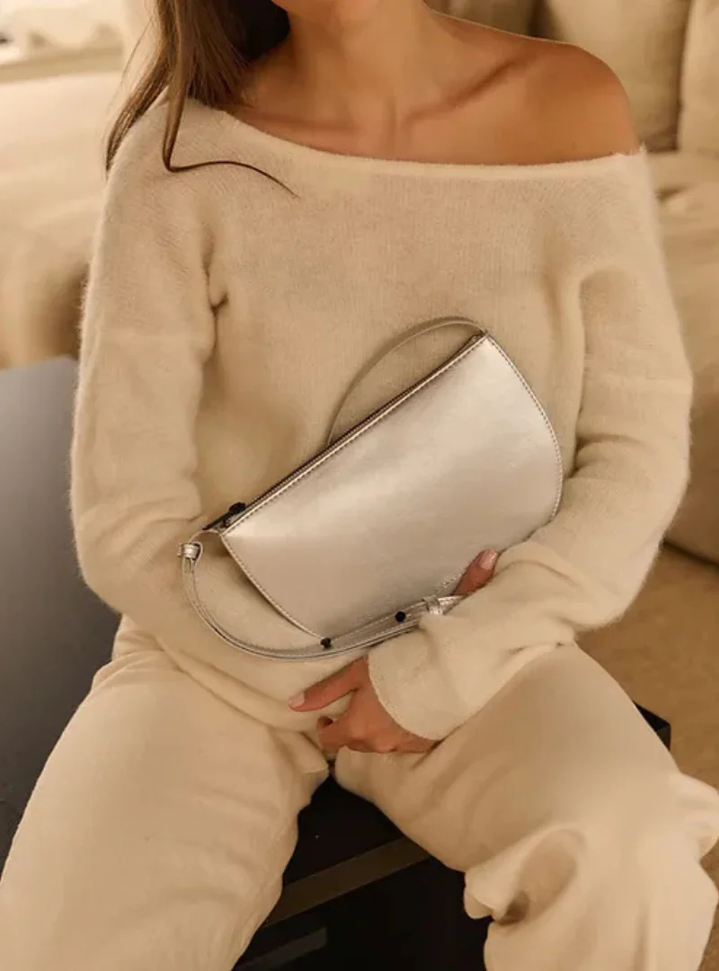 Bolso Farou half moon - hematite - Imagen 4