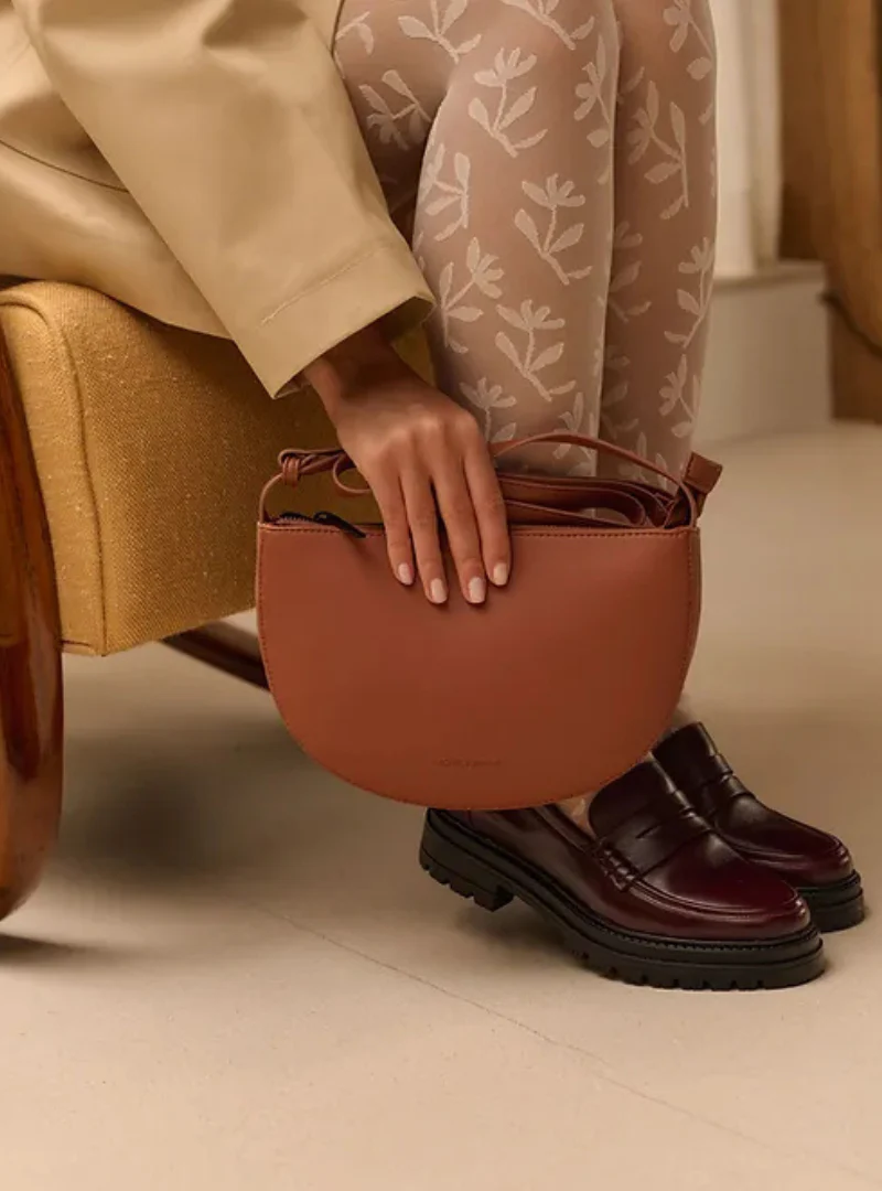 Bolso Farou half moon - carnelian - Imagen 4