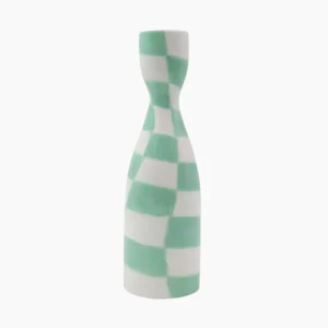 Portavelas niña - ajedrez