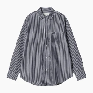 Camisa W' L/S Arvin - stripe navy