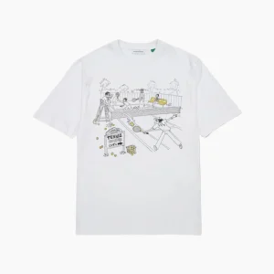 Camiseta Tennis Courts - white