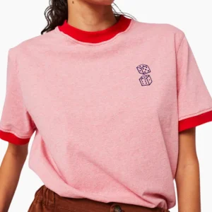 Camiseta Roll the Dice - rojo