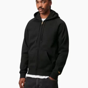 Chaqueta Hooded Chase - black