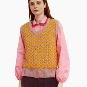 Chaleco CrissCross Rosa