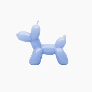 Vela Balloon Dog azul