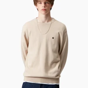 Jersey Madison - fleur de sel / black