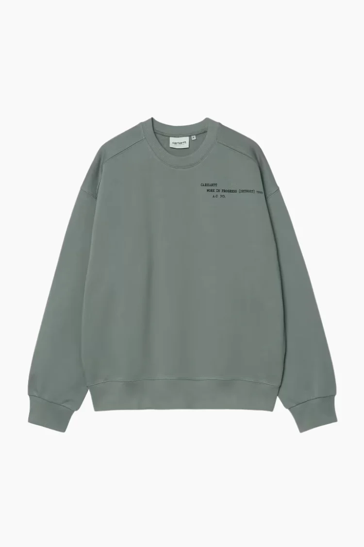 Sudadera Punched Sweatshirt - Velvet Green - Imagen 5