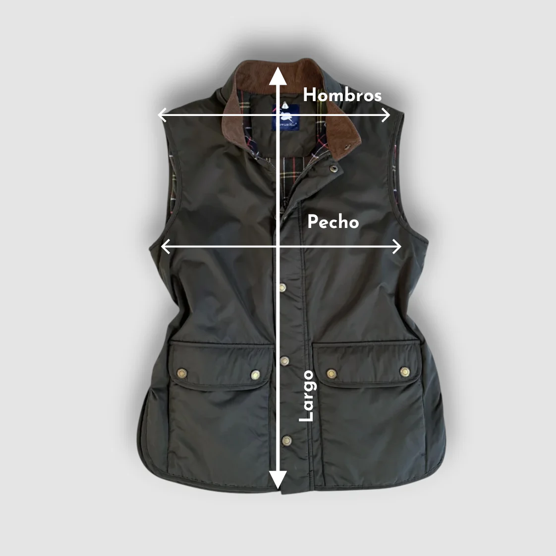 Chaleco microfibra verde - Imagen 7