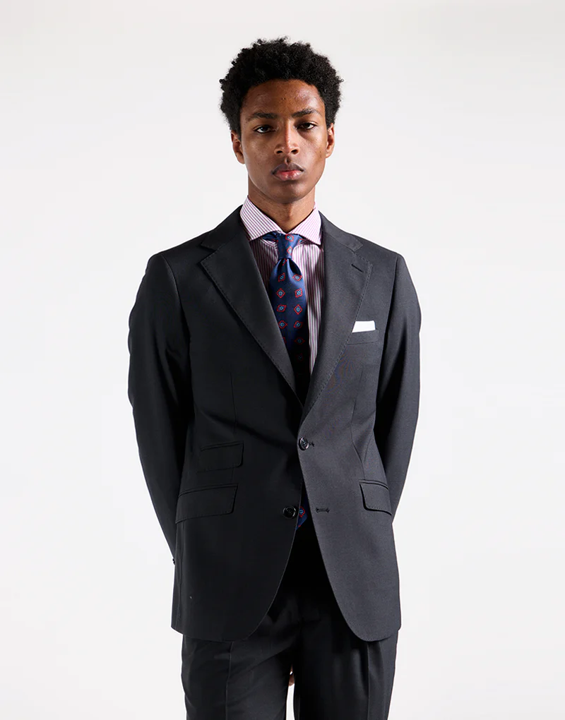 Traje Gurkha gris marengo